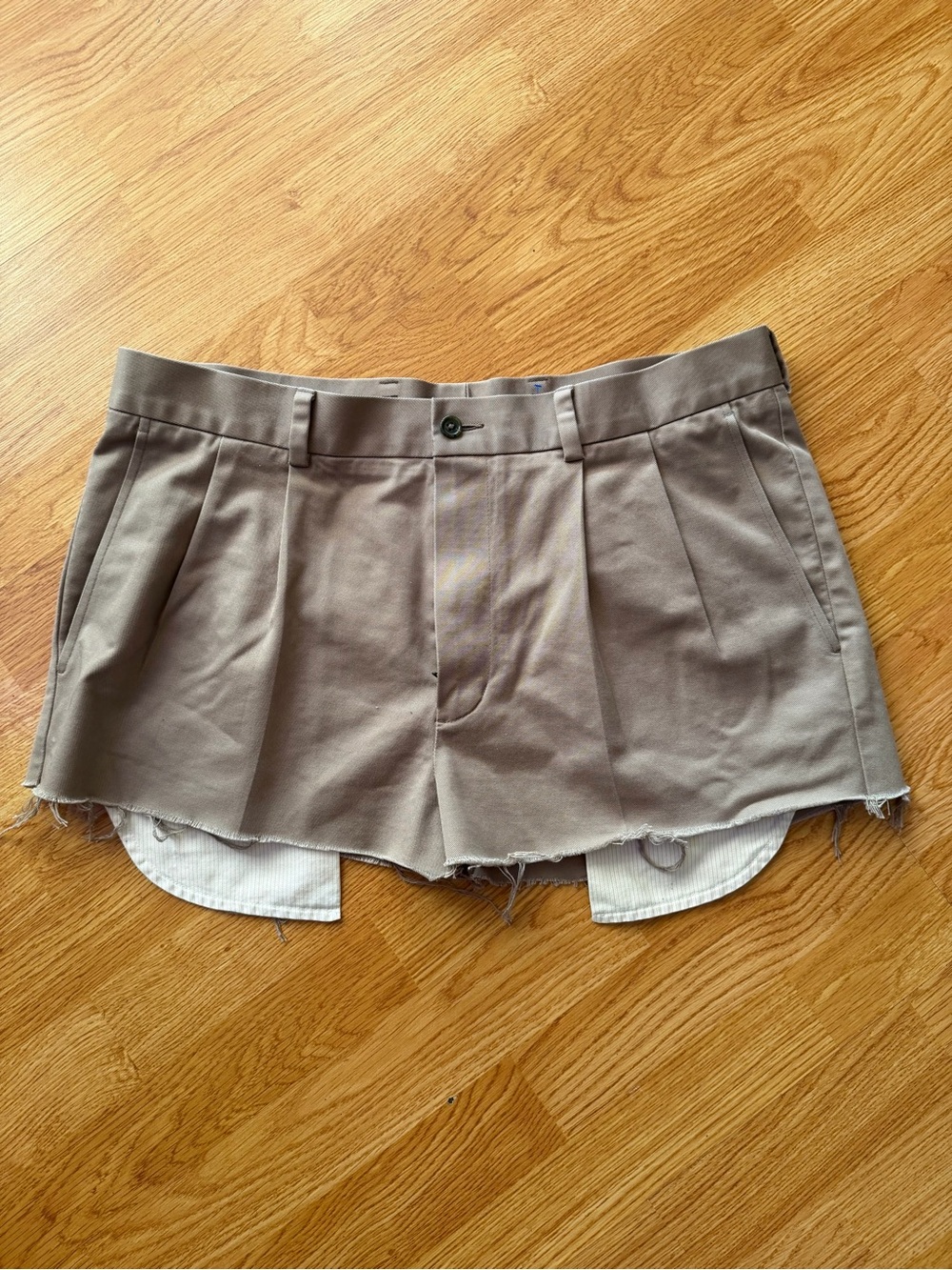 Miu Miu DIY Skort with Raw Hem - Nordstrom Brand